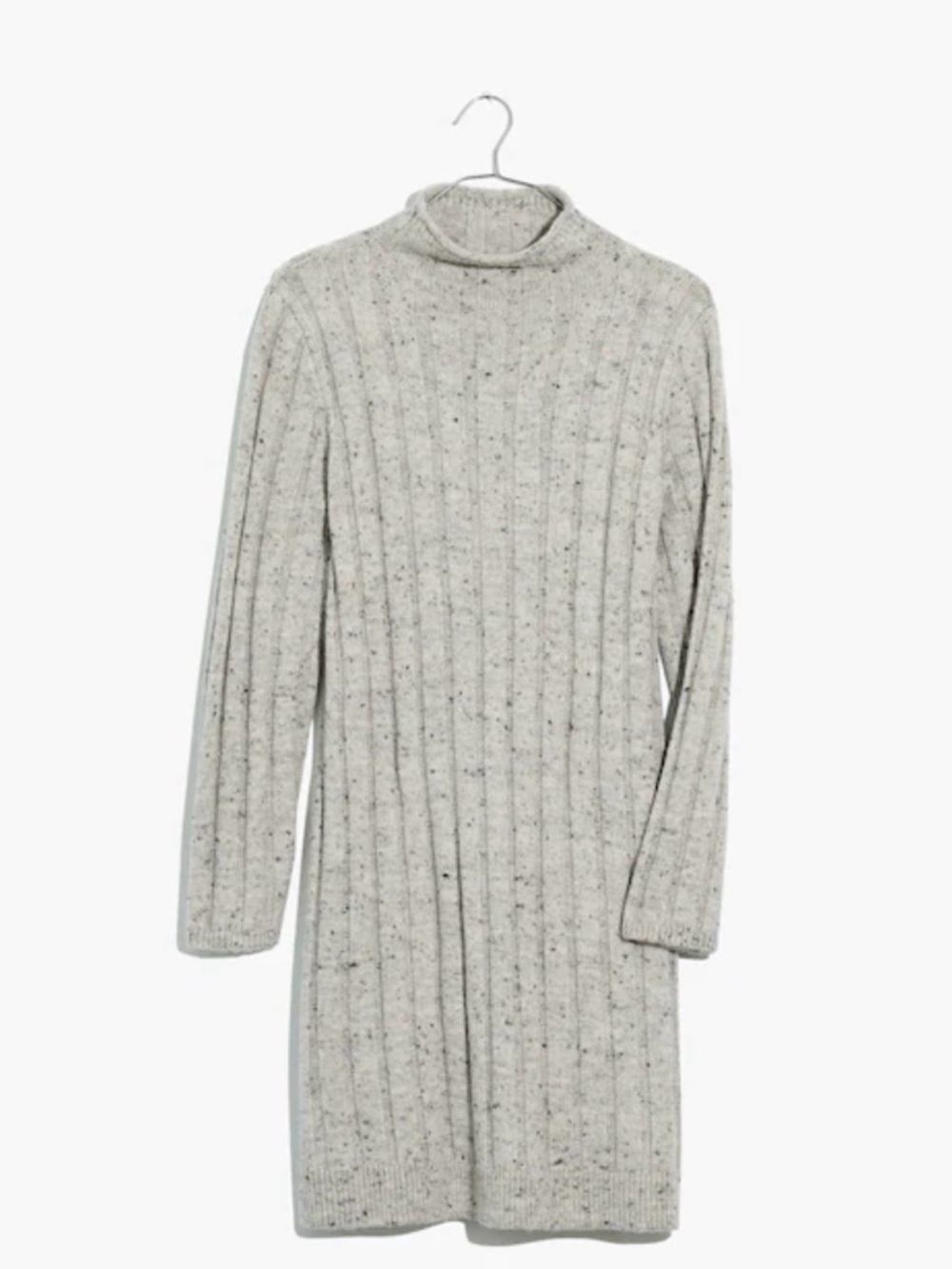 Madewell Donegal Rolled Mockneck Sweater Dress